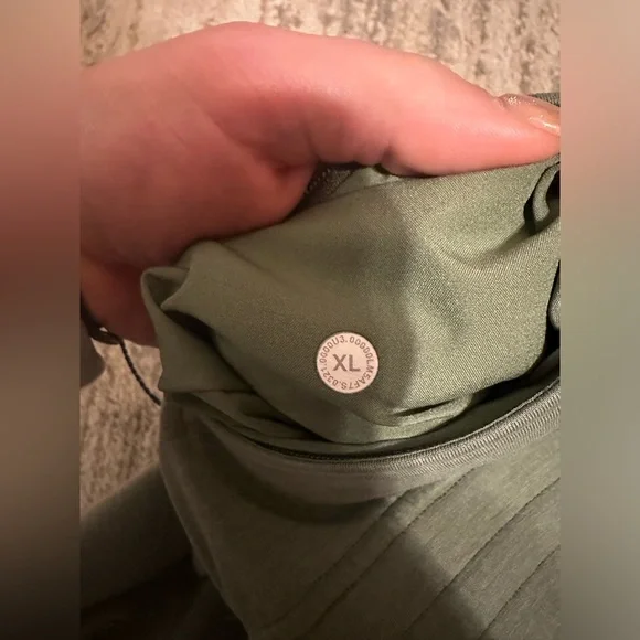 Lululemon Men’s Gridliner Fleece Joggers Green Twill - Picture 6 of 10